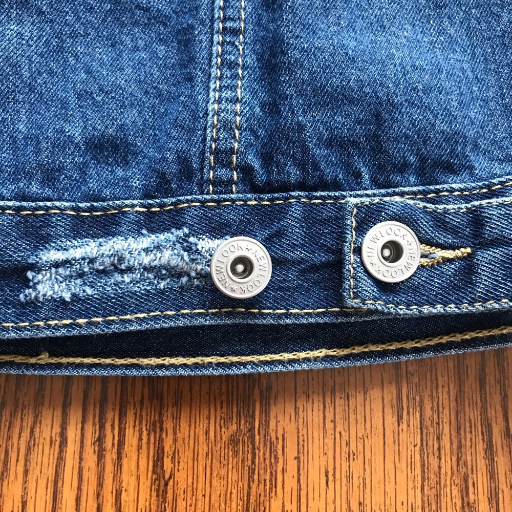 New Look Women’s Navy Blue Denim Jacket - Picture 7 of 8